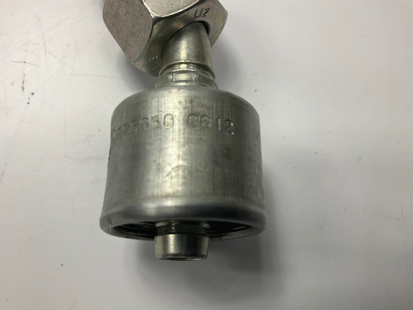 NEW - G25650-0612 45° Tube Female DIN 24° Cone Swivel Hydraulic Fitting, 3/8''