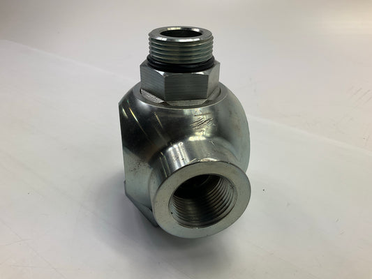 UNBOXED - G93520-1616 90 Deg Hydraulic Live Swivel, 1-5/16'' ORB Male To 1'' NPTF