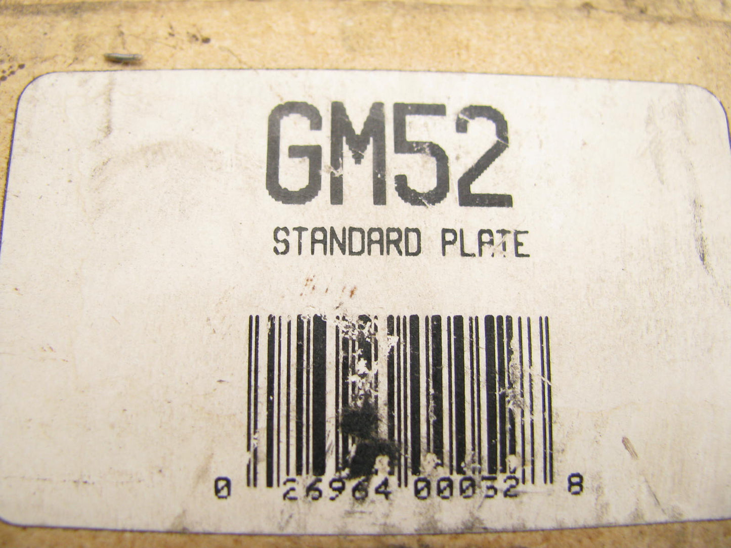 NEW - OUT OF BOX GM52 Rear Drum Brake Backing Plate