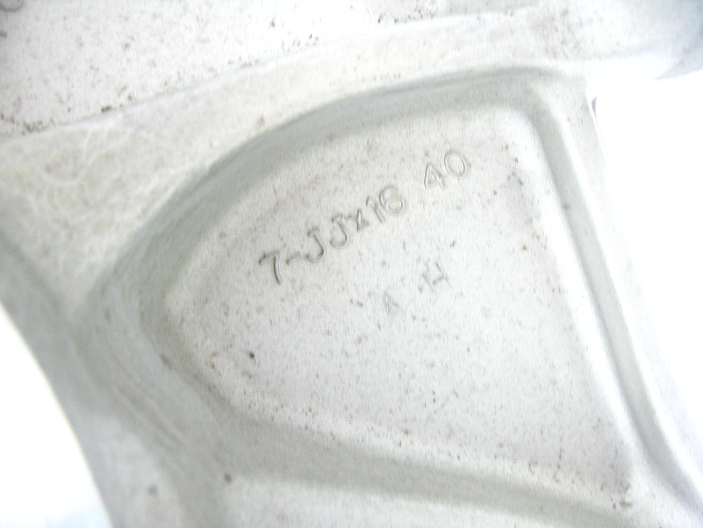 10-Slot Factory Wheel Pewter 16'' X7'' Right Side OEM 86-88 Mazda RX-7 FC3S