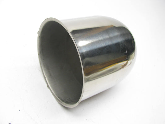 UNBOXED - HC-202MLSS Chrome Wheel Center Caps 4-1/2'' OD 4-3/16'' Hub Push-Thru