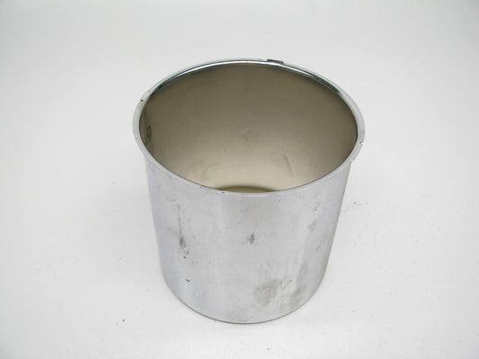 (x4) HC204M Chrome Push Thru Open Wheel Center Cap