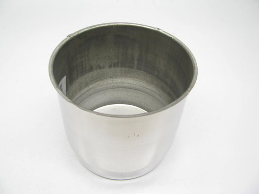 (4) Gorilla HC211SS 5.1'' Closed Cap Stainless Center Caps Wheel Hub Caps