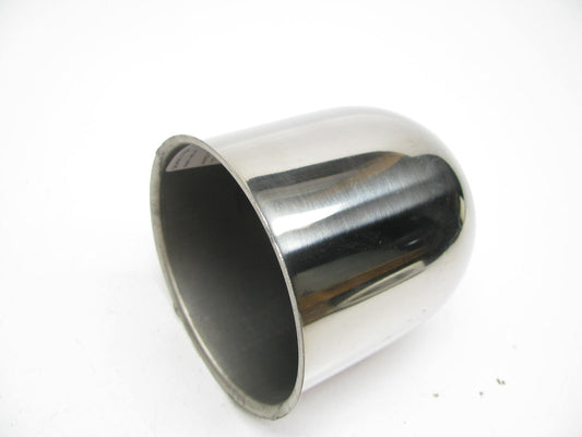 (4) NEW UNBOXED - HC216SS Stainless Polished Wheel Center Hub Caps 3-9/16'' OD