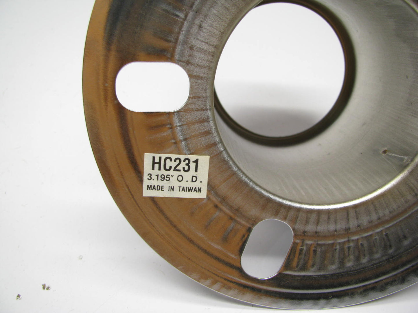 (4) Gorilla Chrome Wheel Center Hub Cap 3.5''H Push-Thru, Derby Open-End HC231
