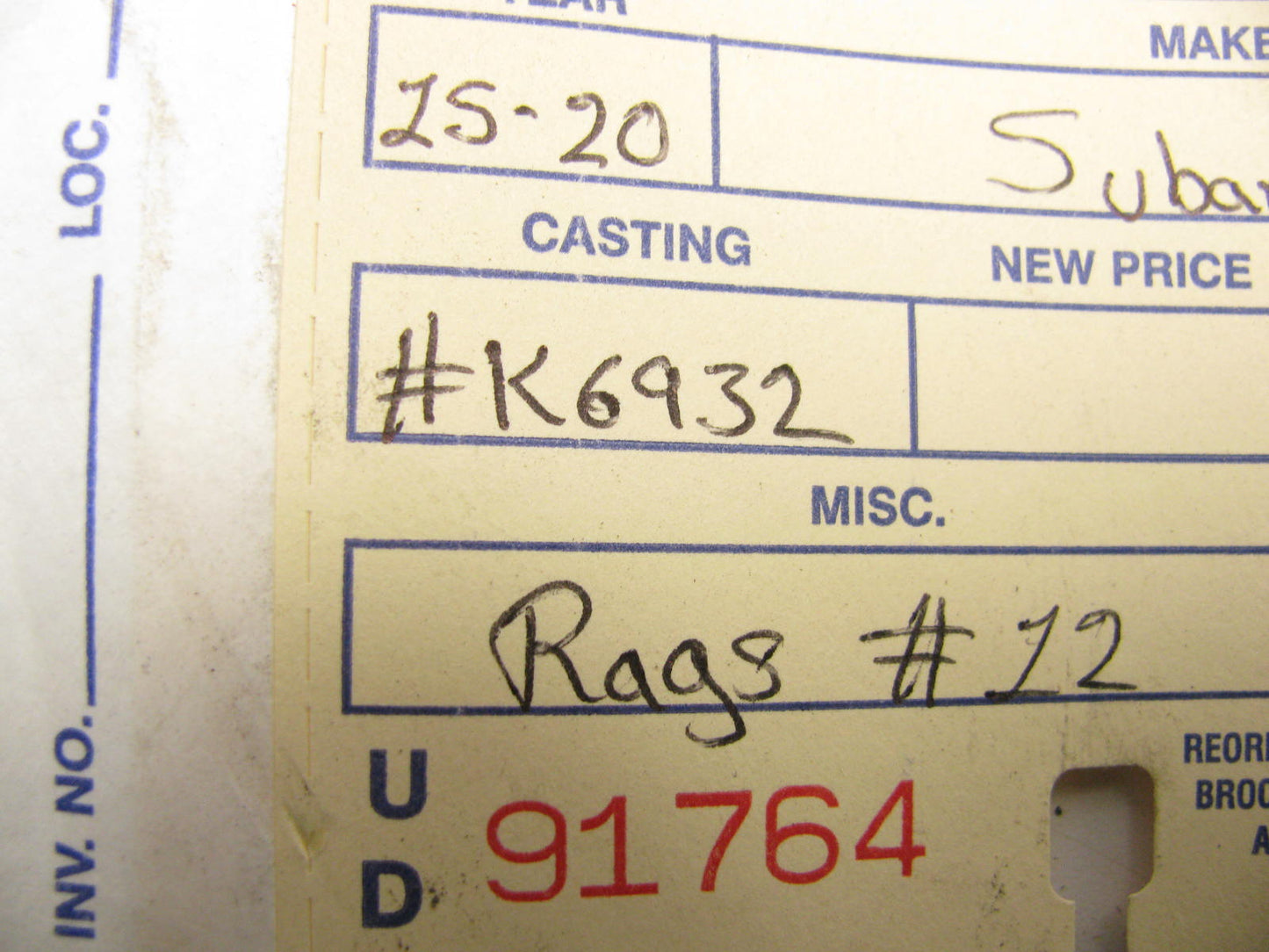 Rear Slotted Drilled Rotors Pair For 2015-2020 Subaru WRX W/O Eyesight