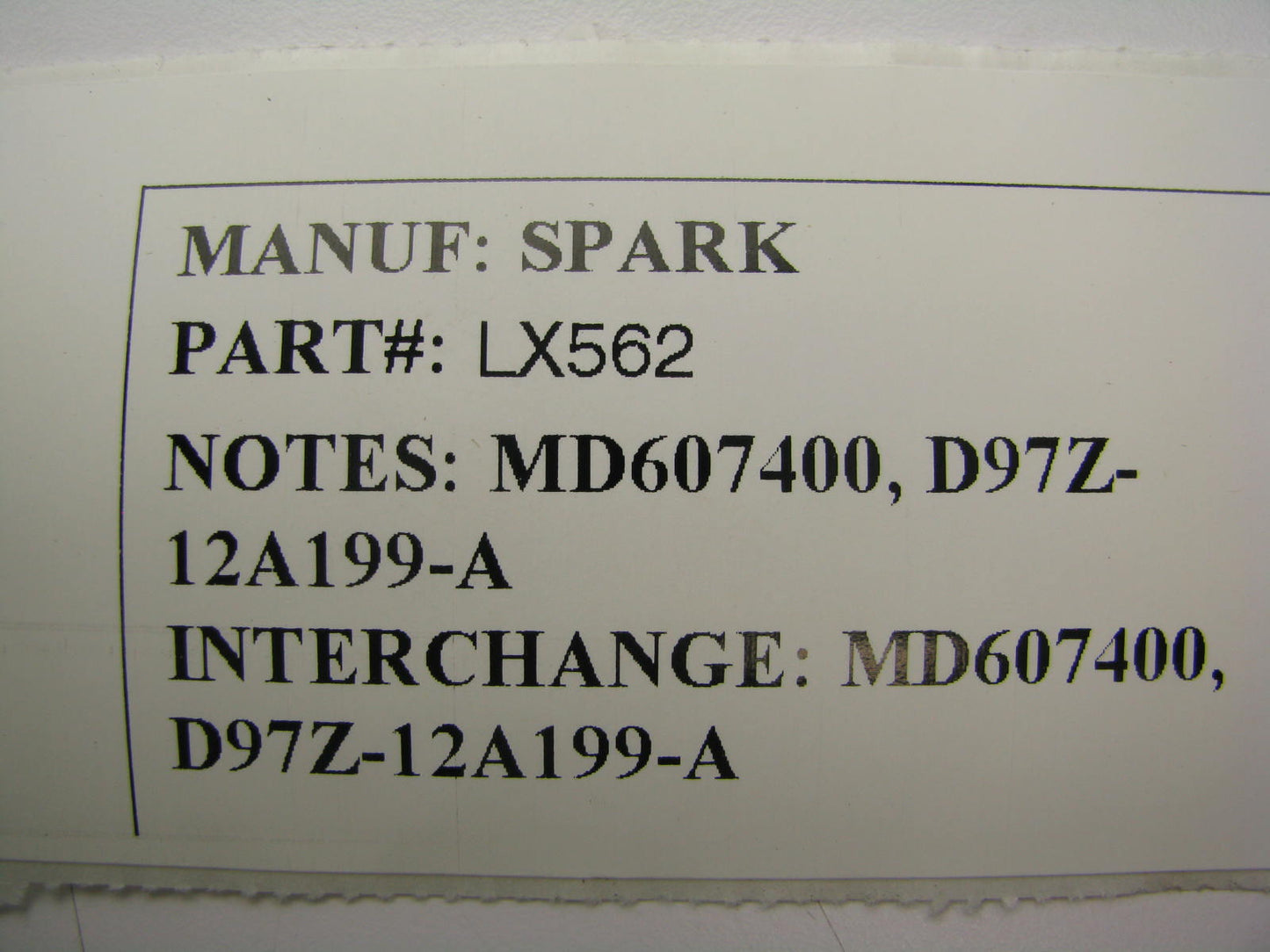 NEW - OUT OF BOX LX562 Ignition Control Module
