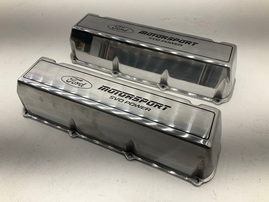 SCRATCHED Ford Motorsport SVO M-6582-A460 Polished Aluminum Valve Covers 429/460