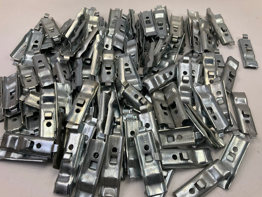 130 Pcs - Pacific Shelf Support Clips Brackets For Metal Shelves, Used