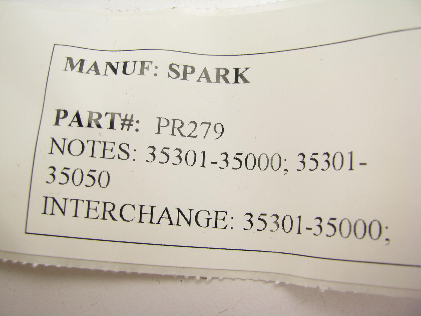 NEW - OUT OF BOX - PR279 Fuel Injection Pressure Regulator 90-98 Sonata 3.0L V6