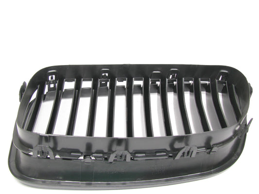 NEW Aftermarket BMW F10 Front Right Radiator BLACK Grille Insert (W/O CHROME)