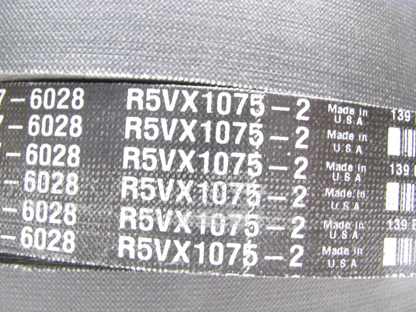 Spark R5VX1075-2 - 2 Rib Cogged Replacement V-Belt