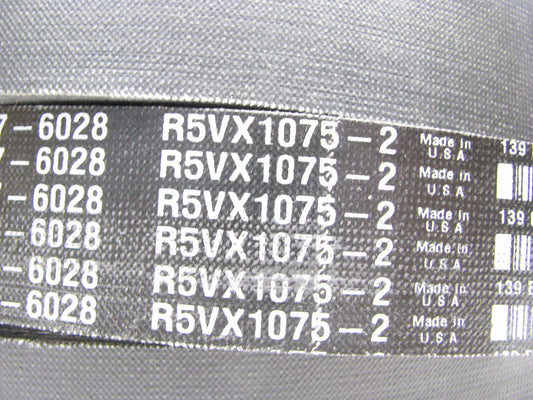 Spark R5VX1075-2 - 2 Rib Cogged Replacement V-Belt