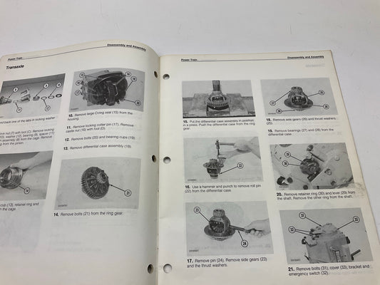 SENB8302 PowerTrain Disassembly Assembly Manual For CAT T40D, V40D, T40E, V40E