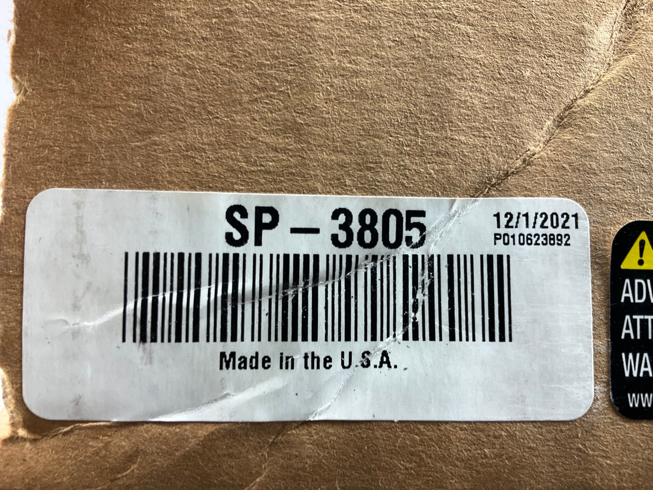 NEW - UNBOXED SP-3805 Maxflow Replacement Air Filter, 5'' Flange, 6.5'' Base X 8''H