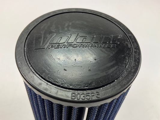 PLAIN BOX - Volant 5114 BLUE CAI High Flow Air Filter, 3.5'' Inlet, 7'' Tall