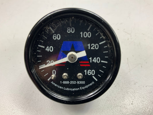 NEW American Lubrication TIM-220 1/8'' NPT (M) Polycarbonate Air Gauge