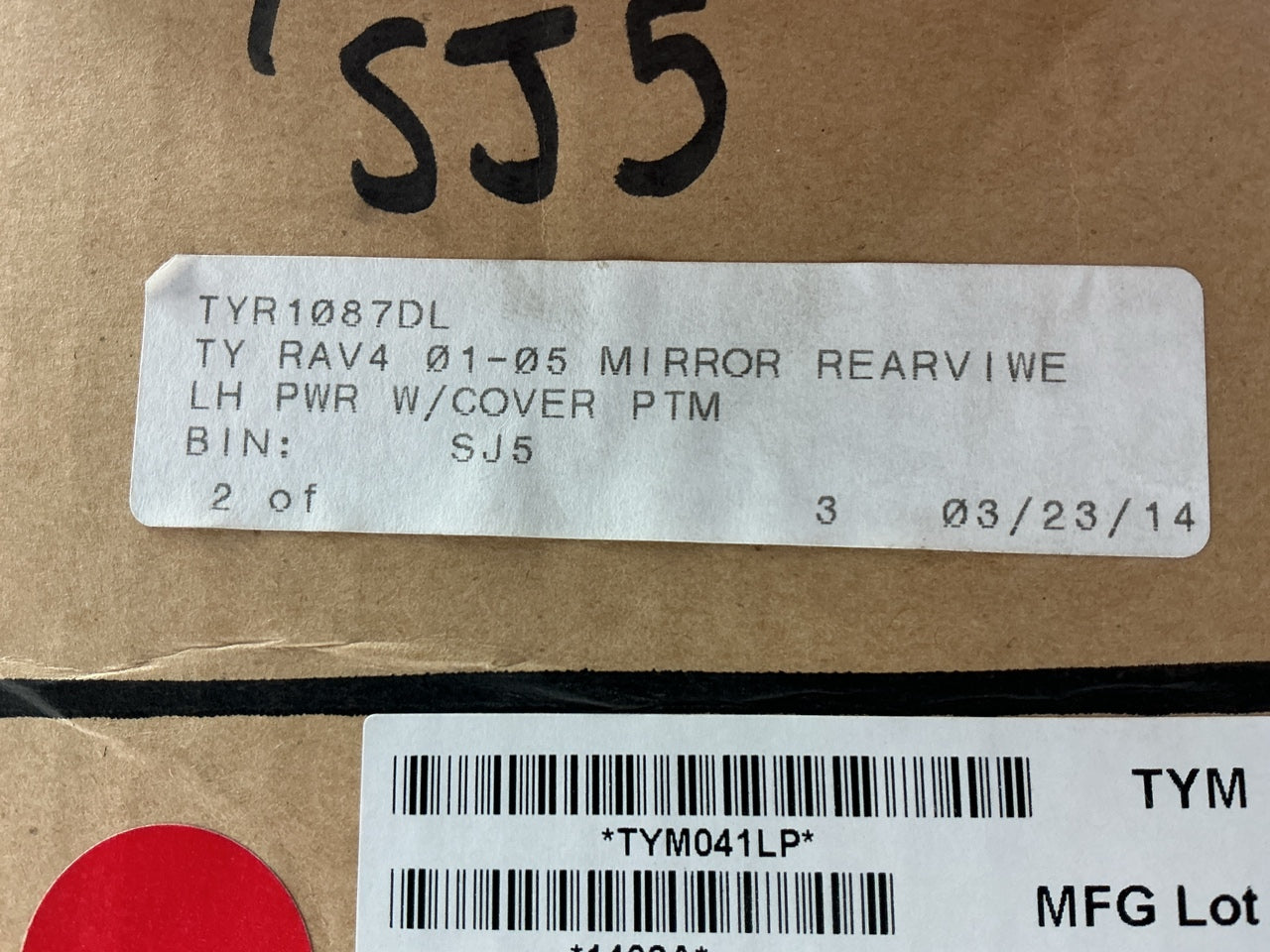 NEW AFTERMARKET TYR1087DL Left Power Mirror For 2001-2005 Toyota RAV4