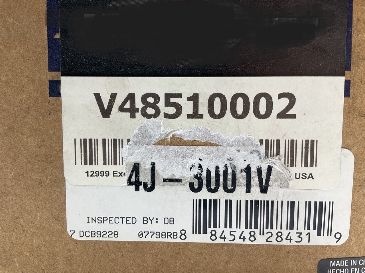 REMAN. OUT OF BOX V48510002 Air Suspension Solenoid Valve Unit