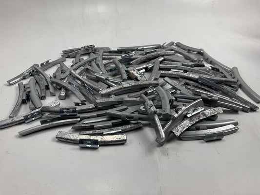 15 LBS - Mixed Lot Clip-On Wheel Balancing Weights, Assorted Sizes - UNUSED