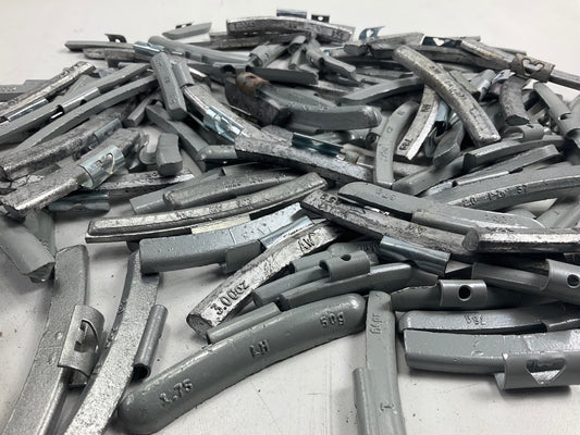 15 LBS - Mixed Lot Clip-On Wheel Balancing Weights, Assorted Sizes - UNUSED