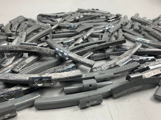 15 LBS - Mixed Lot Clip-On Wheel Balancing Weights, Assorted Sizes - UNUSED
