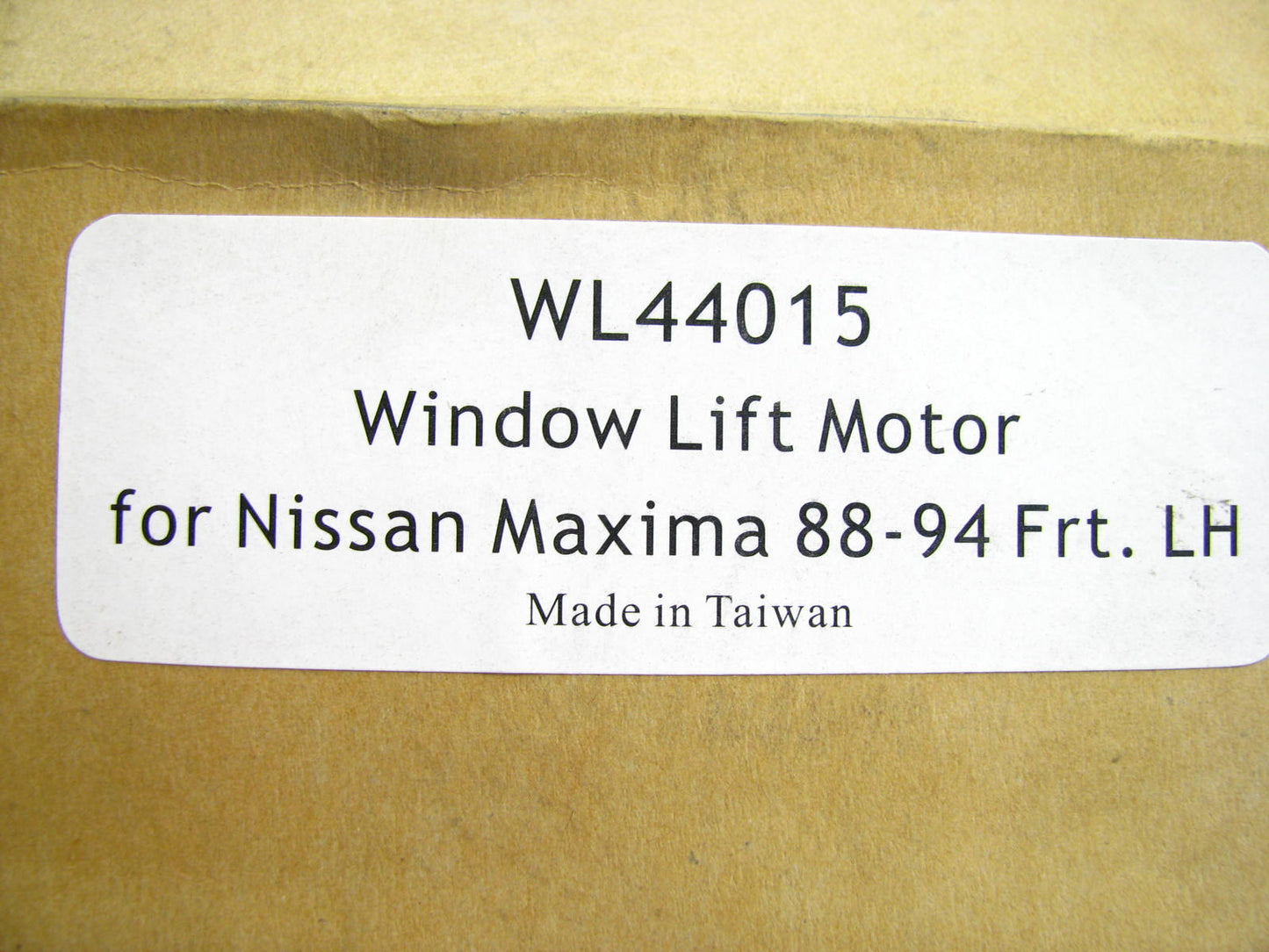 NEW - OUT OF BOX WL44015 Window Regulator For 1988-94 Nissan Maxima - FRONT LEFT