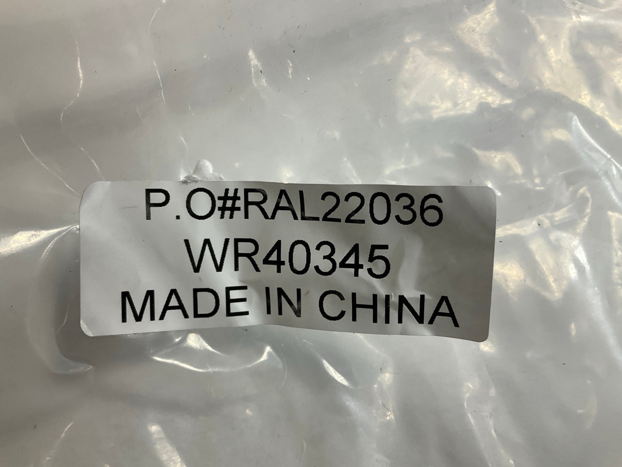 NEW - OUT OF BOX WR40345 Front Left Window Regulator - NO MOTOR