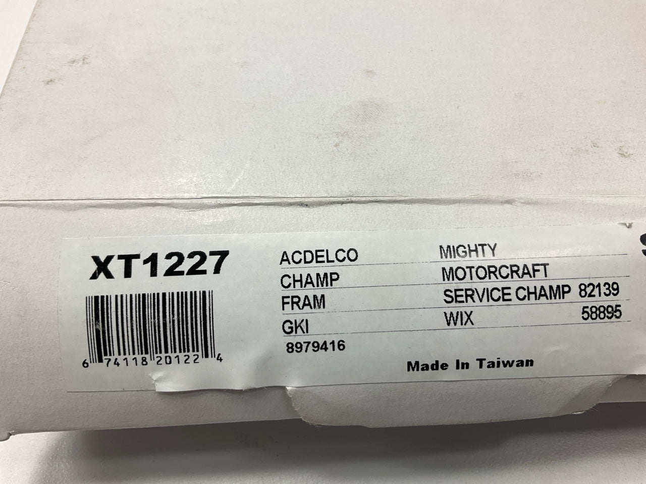 White Box XT1227 Automatic Transmission Filter Kit