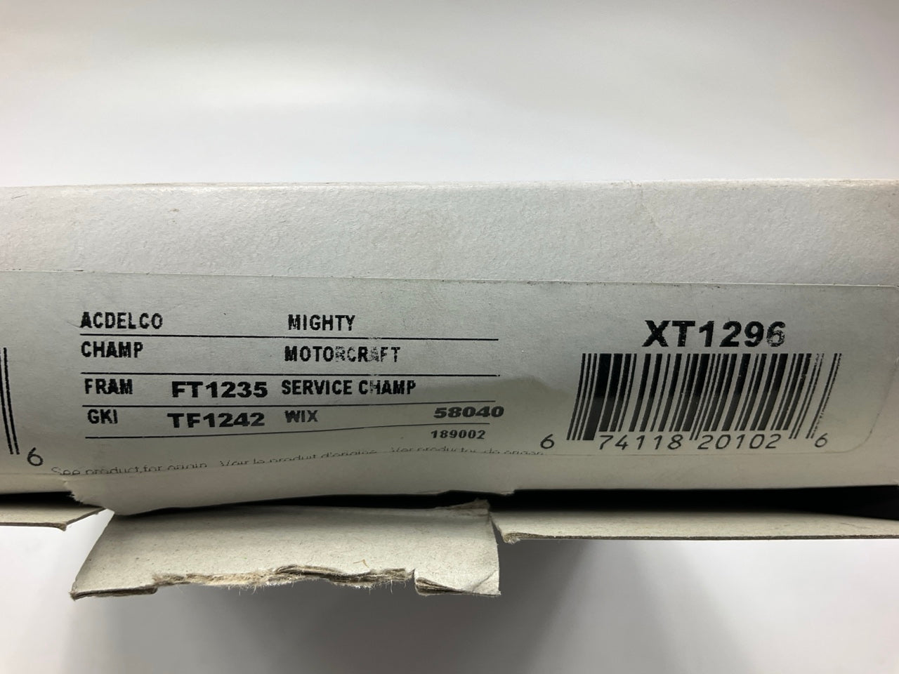 White Box XT1296 Automatic Transmission Filter Kit