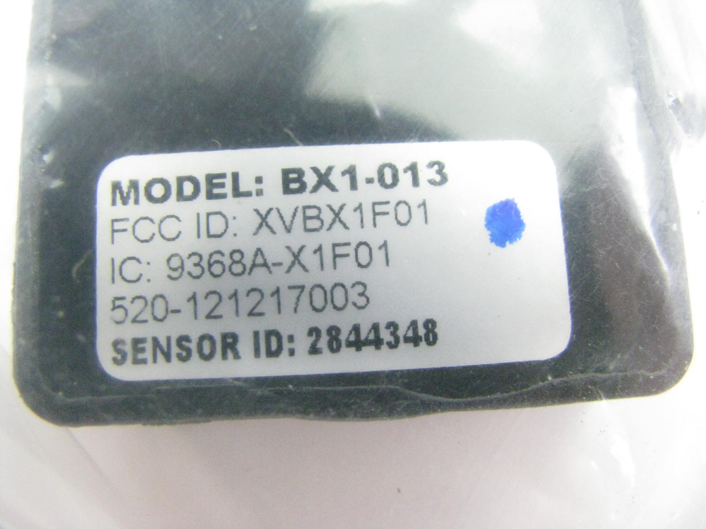 NEW - OUT OF BOX -XVBX1F01 TPMS Tire Pressure Monitor Sensor