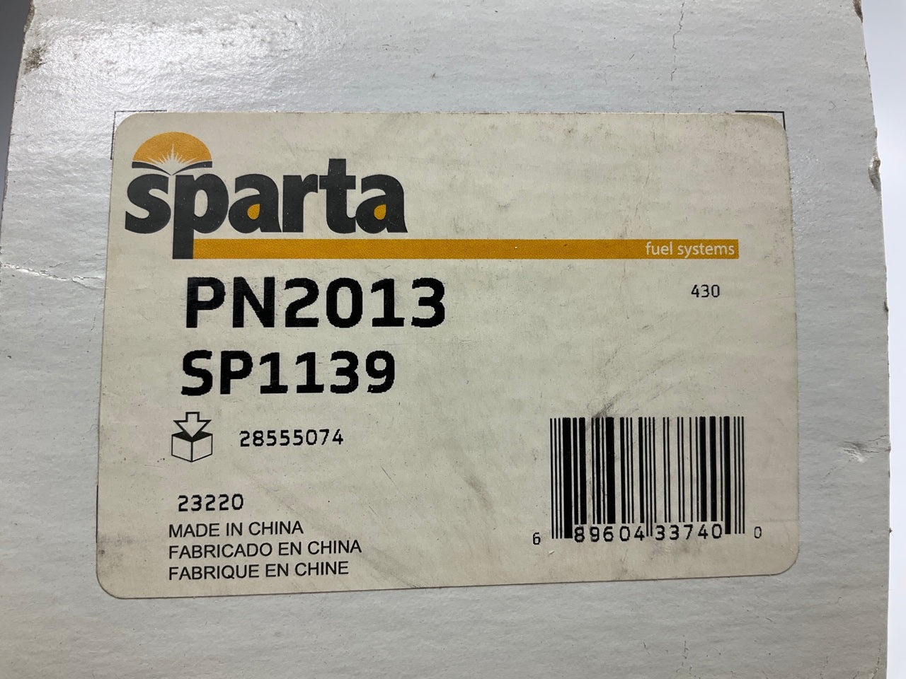 Sparta PN2013 Electric Fuel Pump