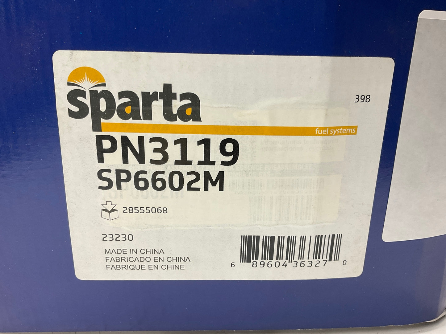 Sparta PN3119 Fuel Pump Module Assembly
