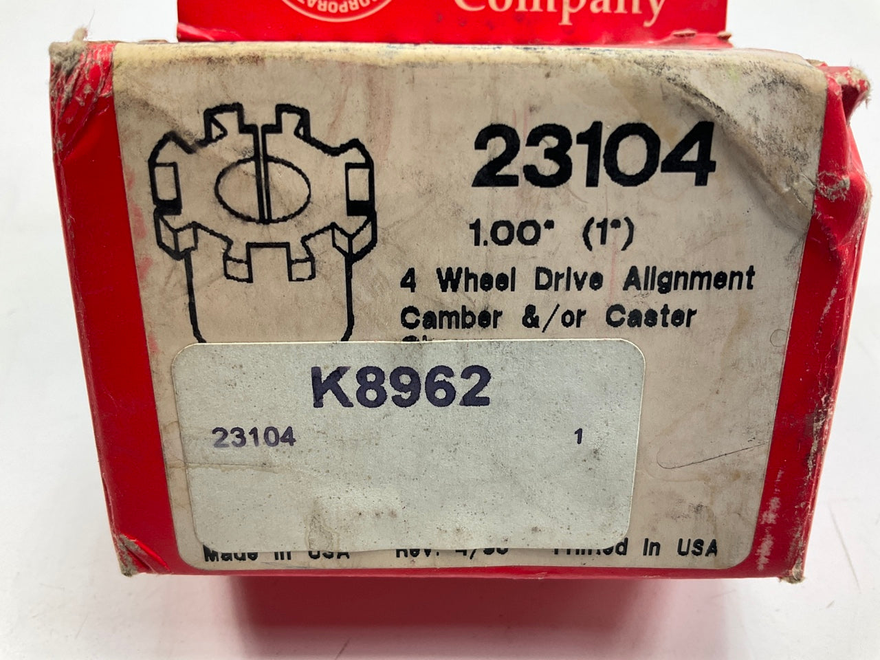 (2) Specialty 23104 Front Camber/Caster Alignment Bushing - 1 Degree 4WD