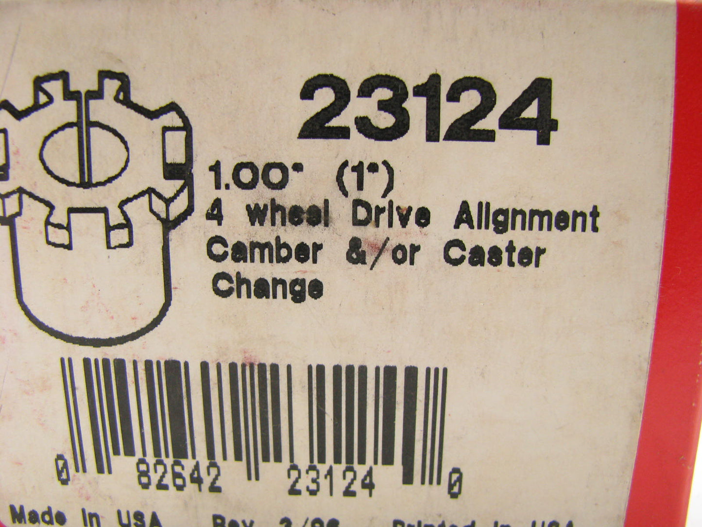 Specialty Products 23124 Front Alignment Caster/Camber Bushing 1 Degree 4WD