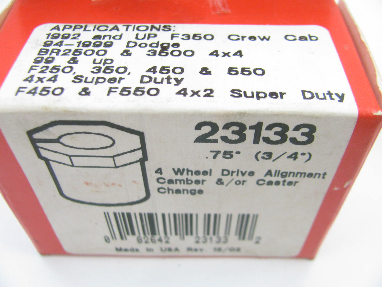 (x2) Alignment Caster / Camber Bushing-4WD Front Specialty Products 23133