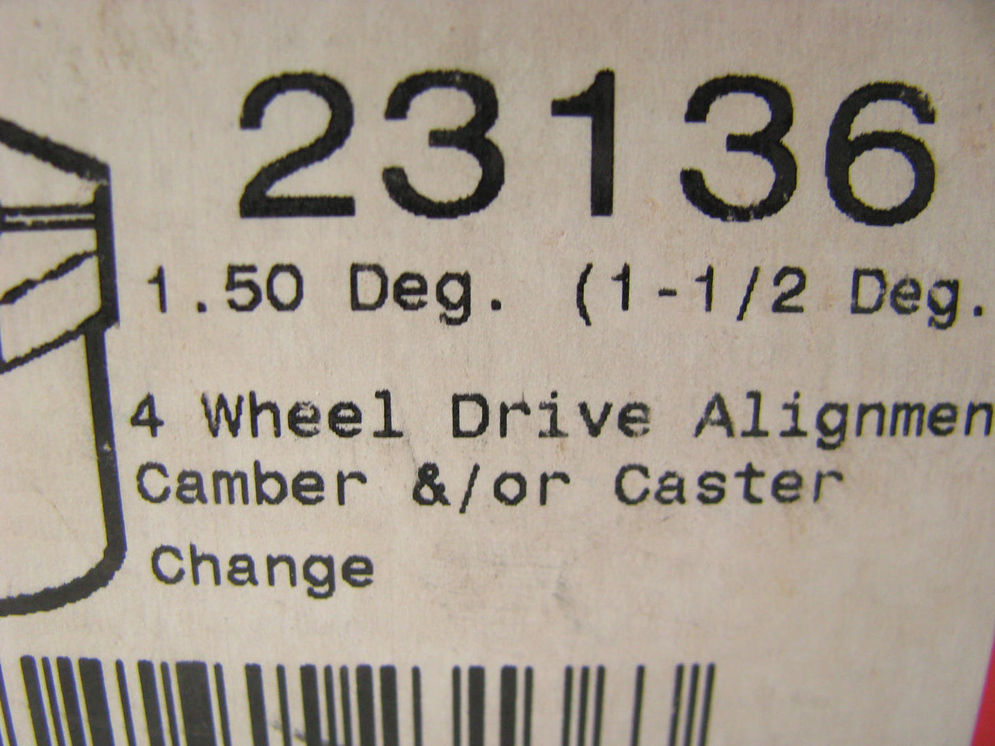 Specialty Products 23136 Front Camber/Caster Alignment Bushing - 1-1/2 Degree
