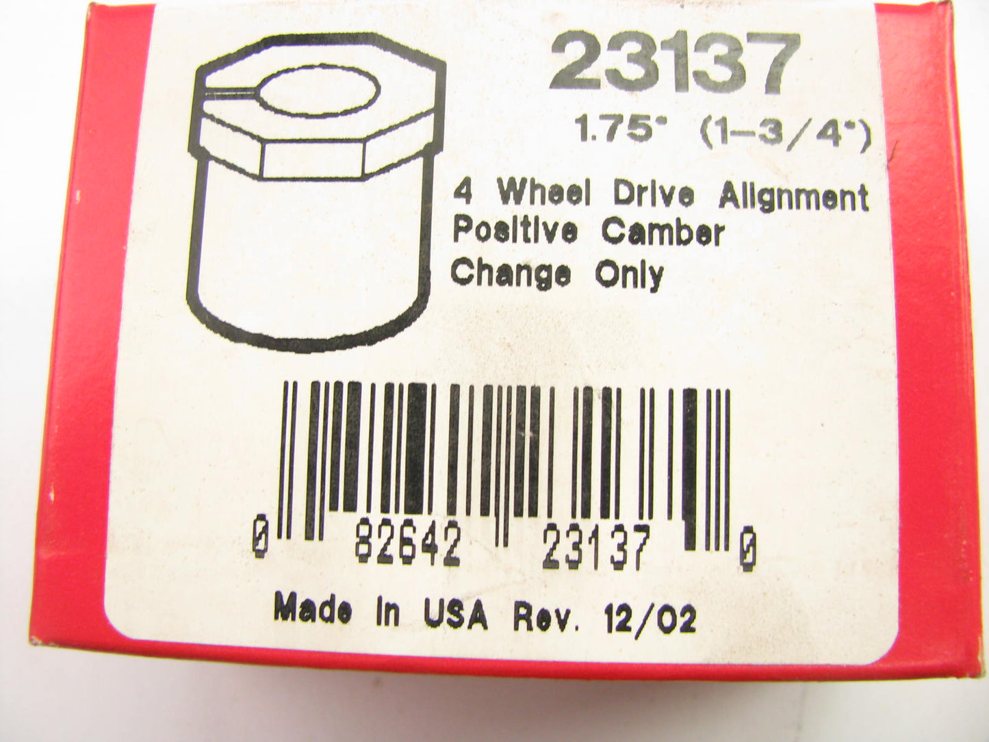 Specialty Products 23137 Front Camber/Caster Alignment Bushing - 1-3/4 Degree