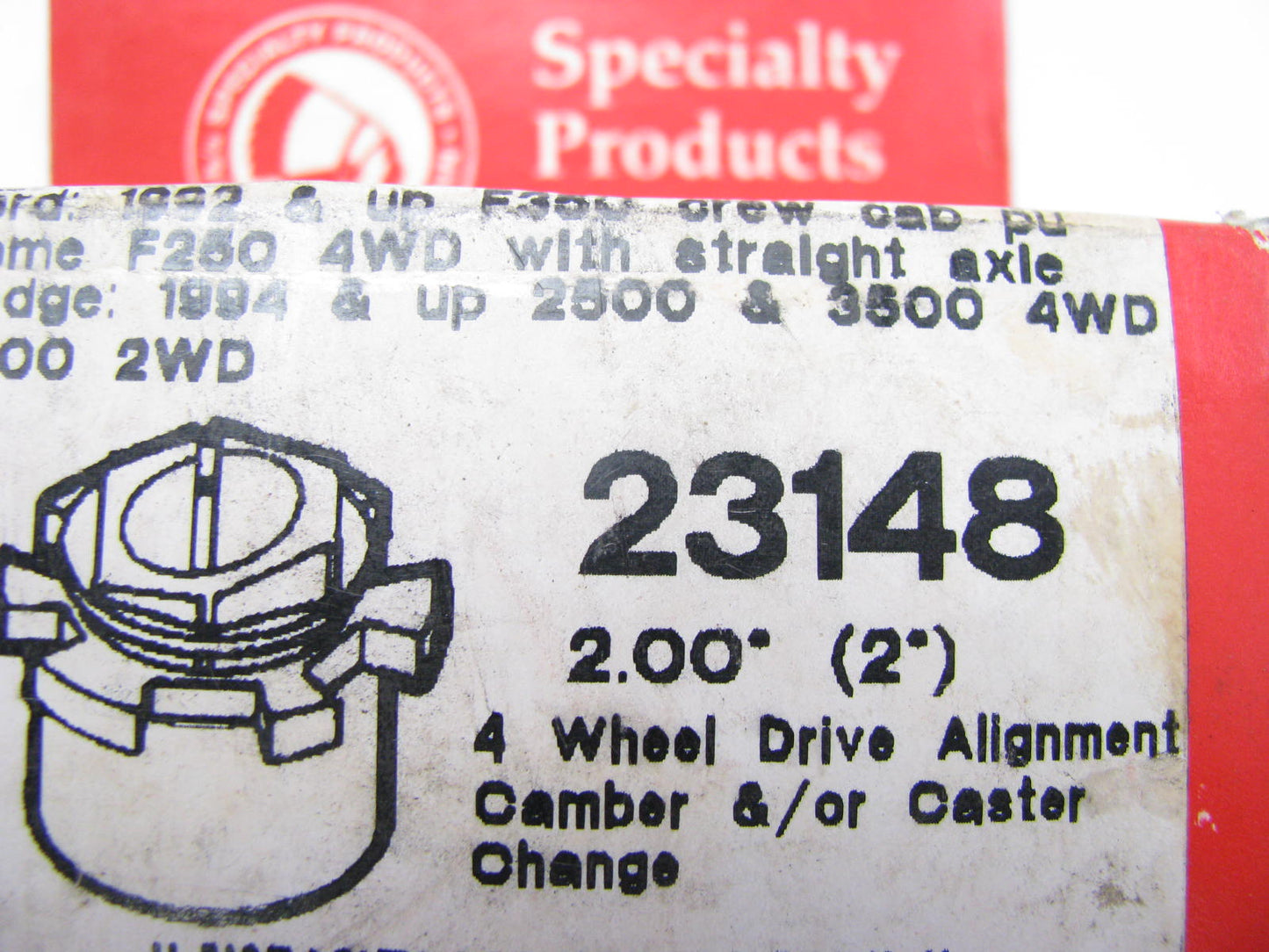 Specialty Products 23148 Front Alignment Caster / Camber Bushing - 2 Degree 4WD