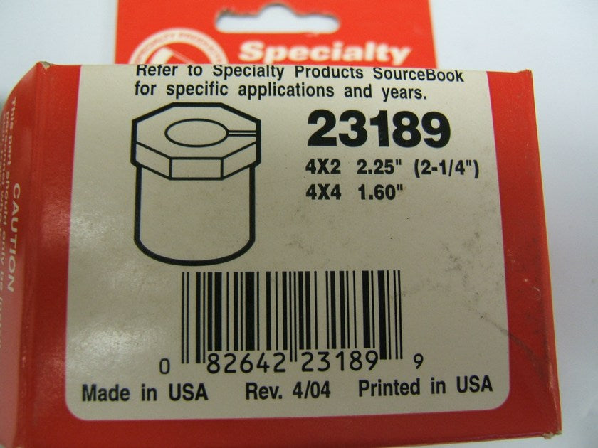 Specialty Products 23189 Front Camber/Caster Alignment Bushing - 2-1/4 Degree