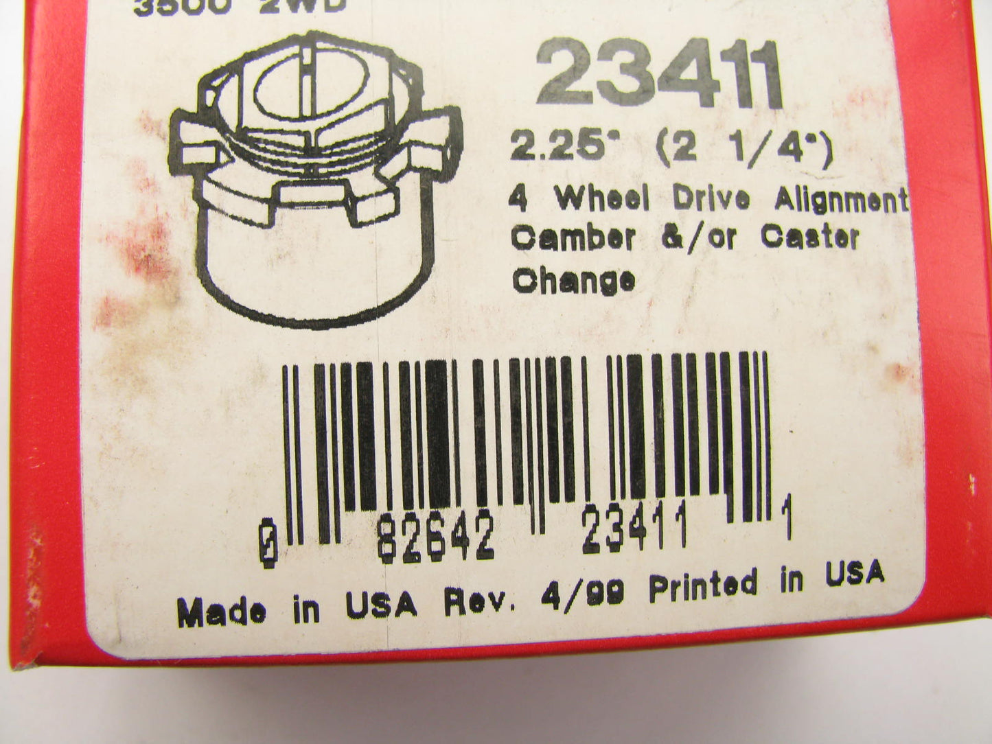 Specialty Products 23411 Front Alignment Caster Camber Bushing 2.25 DEGREE 4WD