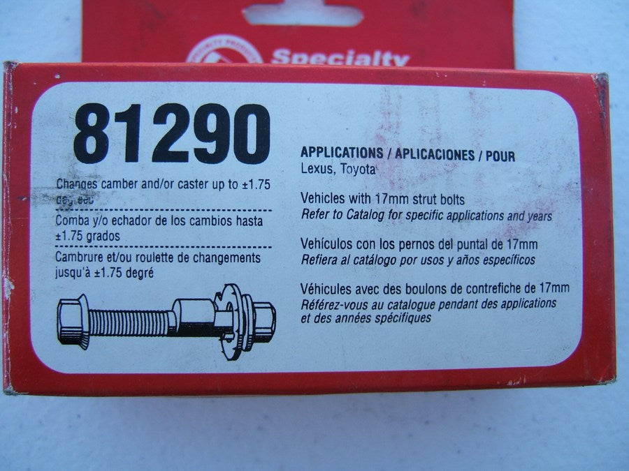 Specialty Products SPC 81290 Alignment Cam Bolt Kit - Front / Rear