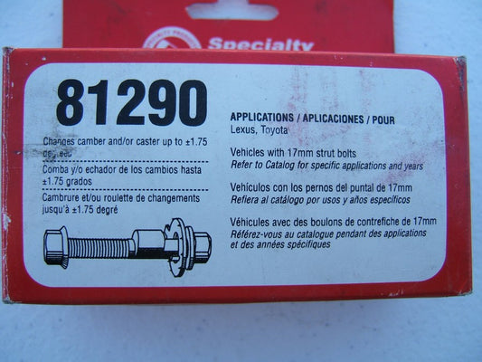 Specialty Products SPC 81290 Alignment Cam Bolt Kit - Front / Rear