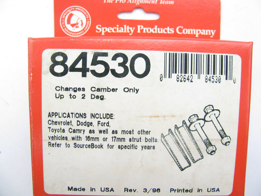 SPC Specialty Products 84530 Alignment Camber Adjustment Wedge Bolt Kit