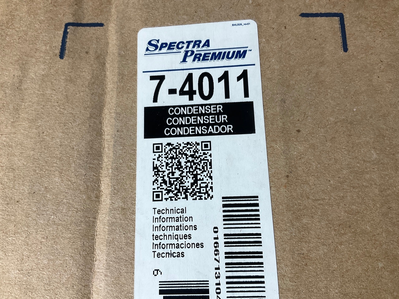 Spectra 7-4011 A/C Condenser (without Receiver Drier)