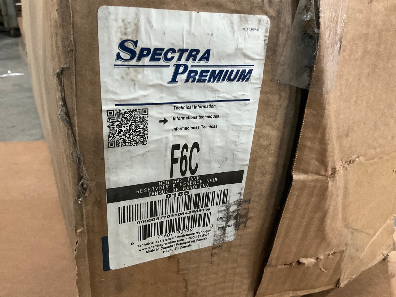 Spectra F6C 19 Gallon Side Mount Fuel Gas Tank - 1990-1996 Ford F-150 F-250 F350