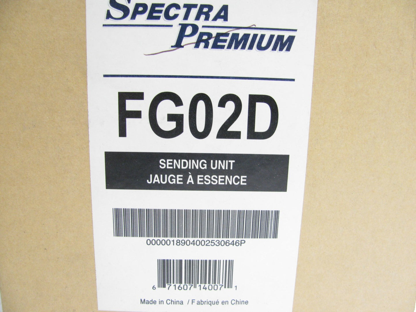 Spectra FG02D Fuel Tank Sending Unit - Gas Gauge Fuel Level Sender