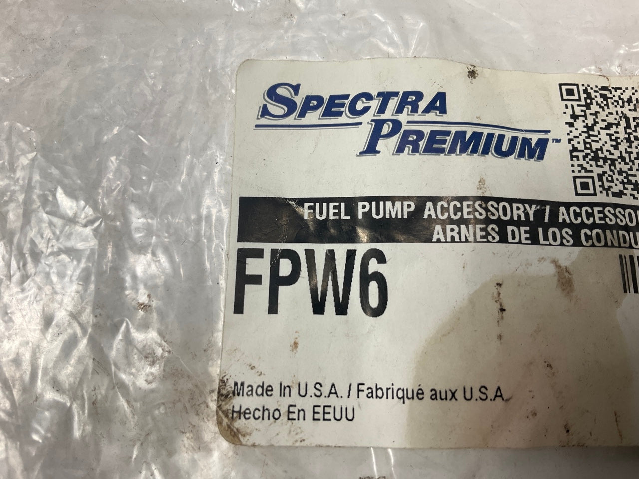 Spectra FPW6 Fuel Pump Wiring Harness Connector