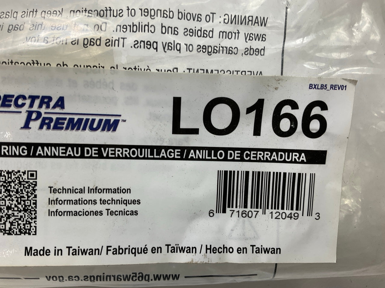 Spectra LO166 Fuel Tank Lock Ring