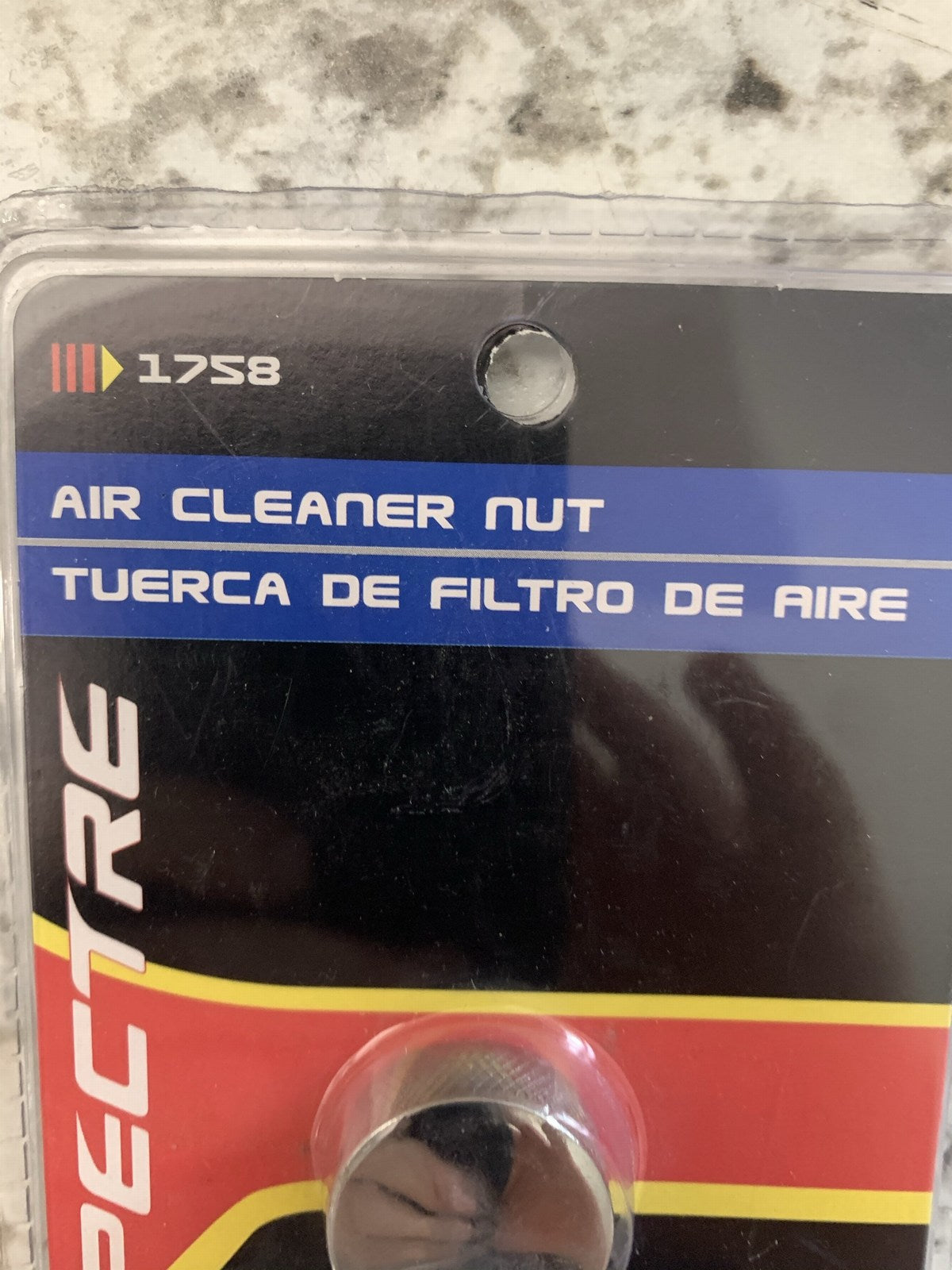 Spectre 1758 Air Cleaner Knurled Steel Nut - 1/4''-20 Threads
